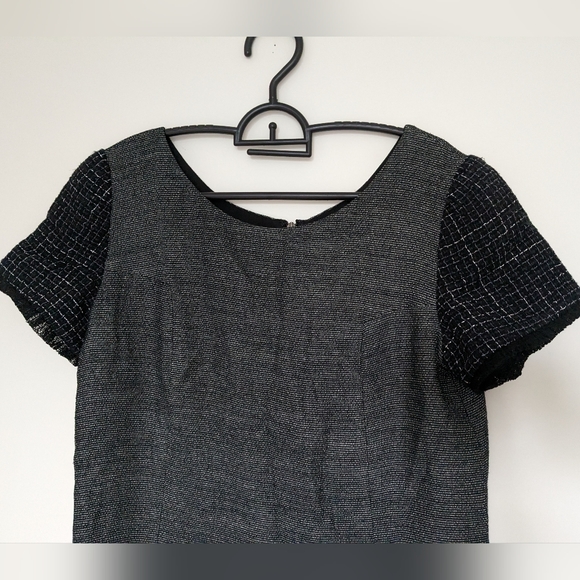 Theyskens' Theory black and grey tweed blouse Size S - Picture 5 of 5